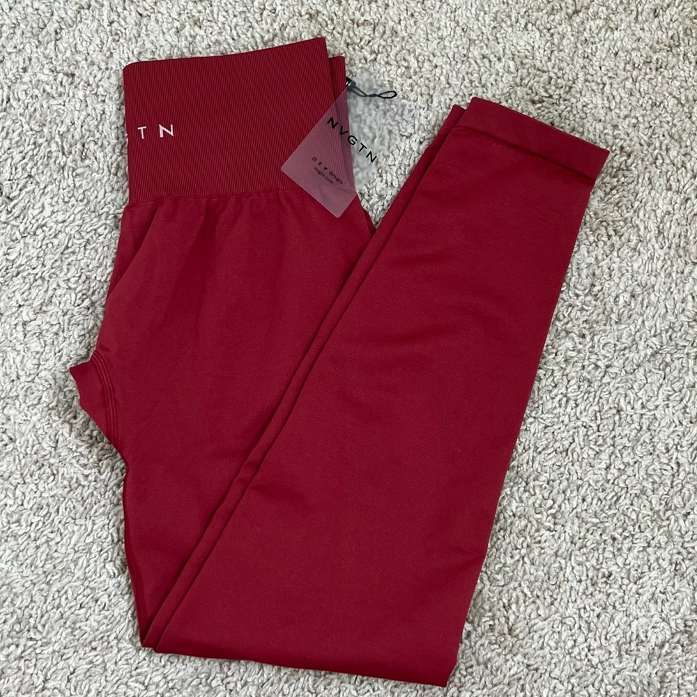 NVGTN solid seamless leggings size small NWT